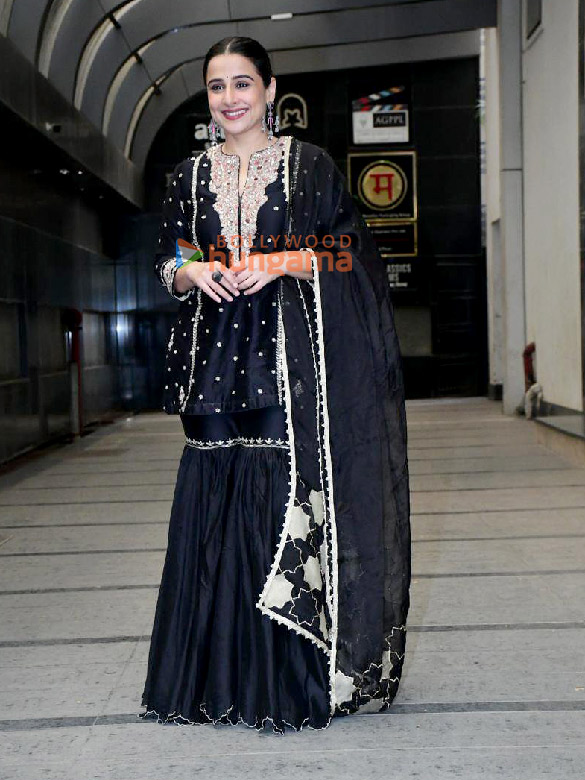 photos vidya balan spotted at rkf office for bhool bhulaiyaa 3 success interviews 6