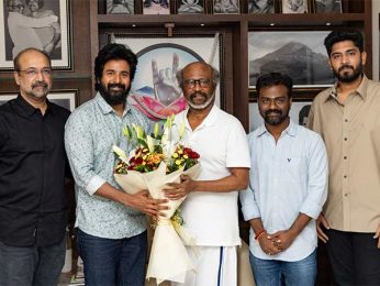 Rajinikanth meets Amaran team; congratulates Sivakarthikeyan and Kamal Haasan on the success, see pics