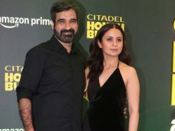Rasika Dugal in black at the Blue Carpet Premiere Of Citadel Honey Bunny