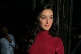 Red is definitely the colour for the eve! Shraddha Kapoor