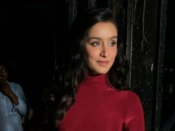 Red is definitely the colour for the eve! Shraddha Kapoor