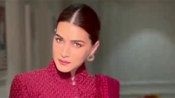 Western touch to saree is the new glam! Kriti Sanon nailing the look