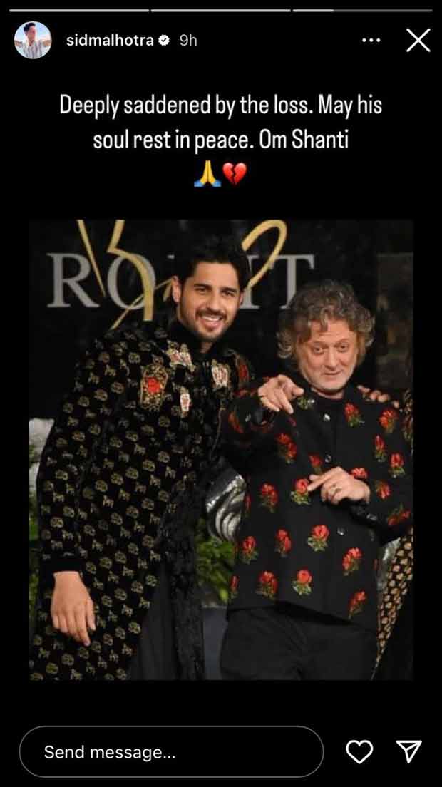 Rohit Bal, fashion designer, passes away at 63 after prolonged illness; Priyanka Chopra, Ananya Panday, Sidharth Malhotra & more mourn the loss