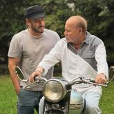 Salman Khan shares a rare photo with Salim Khan and his first bike; see pics