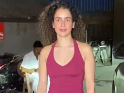 Sanya Malhotra spotted at rehearsals in the city
