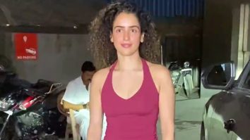 Sanya Malhotra spotted at rehearsals in the city