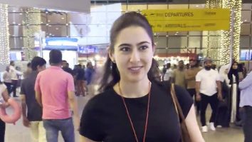Sara Ali khan snapped at the airport
