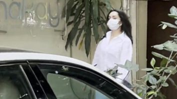 Shraddha Kapoor nailing the white on denim look at she spotted at a salon