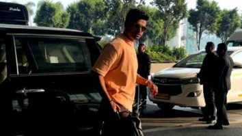 Shreyas Iyer flyng from mumbai spotted at the Airport