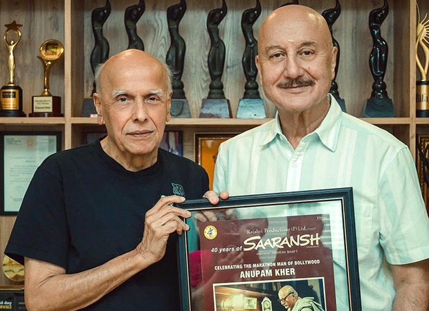 Anupam Kher celebrates 40 Years in Bollywood, pays tribute to Mahesh Bhatt; calls him “guru, friend, philosopher, and guide” 40 : Bollywood News