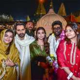 Baby John actors Varun Dhawan, Keerthy Suresh, Wamiqa Gabbi and others perform Bhasma Aarti at Mahakal Temple in Ujjain