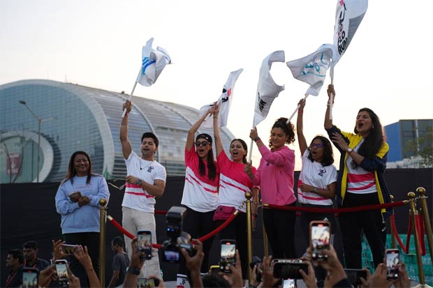 Sonu Sood and Neha Dhupia flag off GoFlo Run, celebrating women’s empowerment