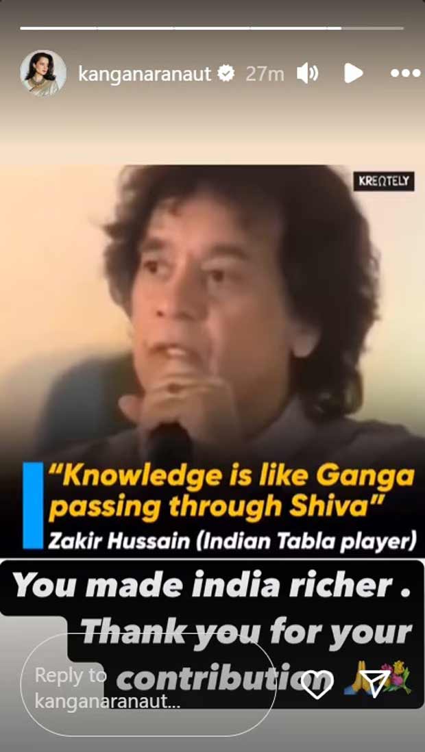 Table Maestro Zakir Hussain passes away in US: Amitabh Bachchan, Kamal Haasan, AR Rahman, Kangana Ranaut, and others mourn the loss