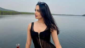 Manushi Chhillar stuns in black monokini during kayaking outing
