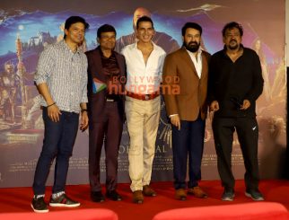 Photos: Akshay Kumar, Mohanlal and othes snapped at the trailer launch of Barroz