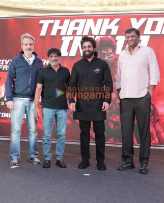 Photos: Allu Arjun and others grace Pushpa 2: The Rule thank you India press meet in Delhi