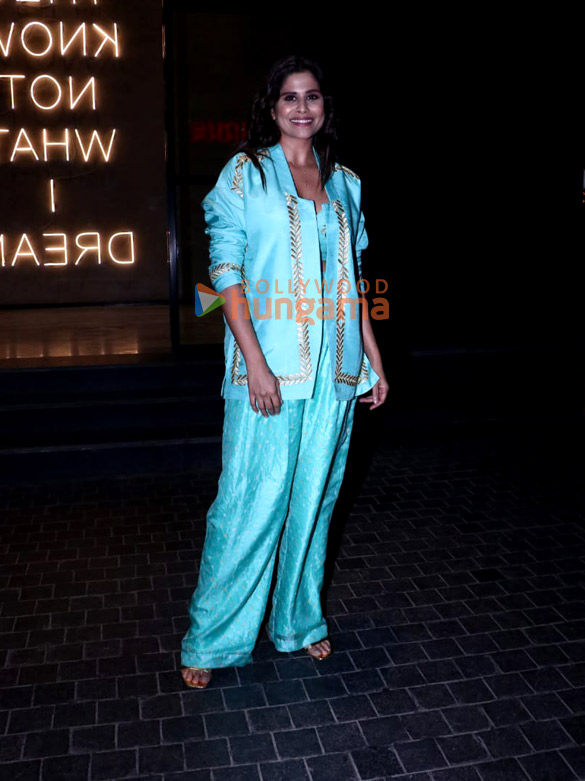 photos divyenndu pratik gandhi saiyami kher and others snapped at excel entertainment office for the screening of agni 8