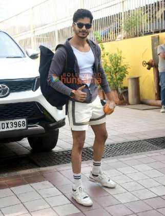 Photos: Ishaan Khatter spotted outside a gym