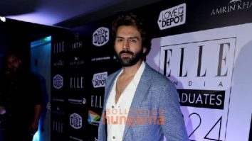 Photos: Kartik Aaryan, Saiee Manjrekar, Shanaya Kapoor and others snapped at Elle India Graduate 2024