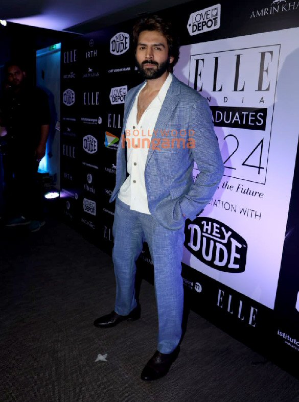 Photos: Kartik Aaryan, Saiee Manjrekar, Shanaya Kapoor and others snapped at Elle India Graduate 2024 | Parties & Events