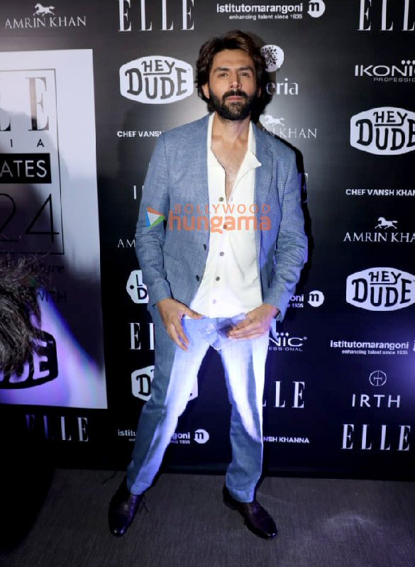 photos kartik aaryan saiee manjrekar shanaya kapoor and others snapped at elle india graduate 2024 12