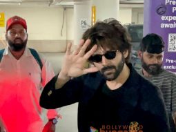 Photos: Kartik Aaryan and Bhumi Pednekar snapped at the airport