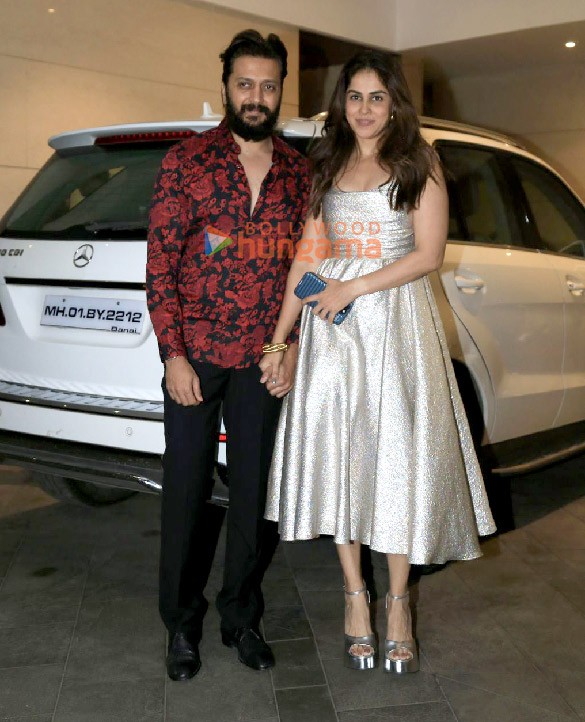 photos riteish deshmukh genelia deshmukh kajal aggarwal bhumi pednekar and others snapped attending jackky bhagnanis birthday bash 11