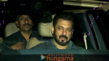 Photos: Salman Khan, Iulia Vantur, Aayush Sharma and others snapped outside Arbaaz Khan’s Bandra house