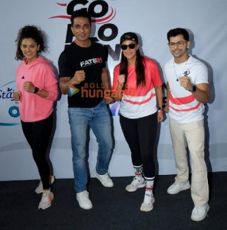 Photos: Sonu Sood, Saiyami Kher, Neha Dhupia and Siddharth Nigam attend GoFloRun event