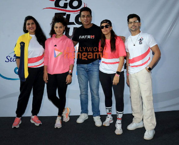 photos sonu sood saiyami kher neha dhupia and siddharth nigam attend goflorun event 3