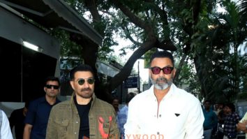 Photos: Sunny Deol and Bobby Deol snapped at an event in Town