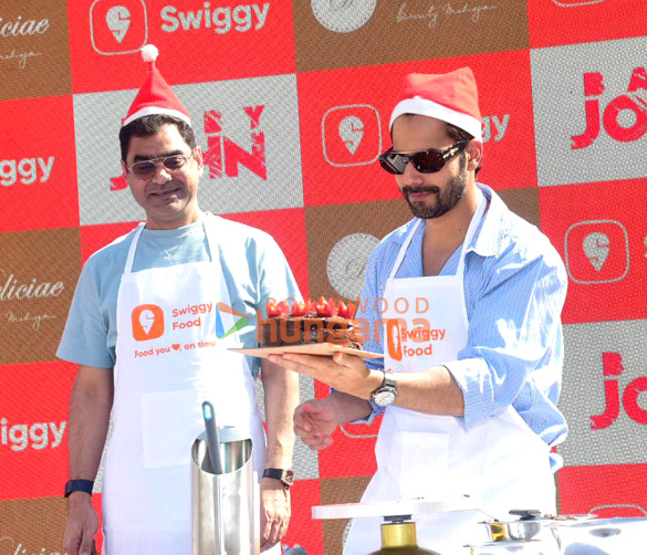 photos varun dhawan atlee kumar and murad khetani snapped promoting baby john as st andrew school 2