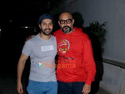 Photos: Varun Dhawan and Shashank Khaitan snapped in Bandra