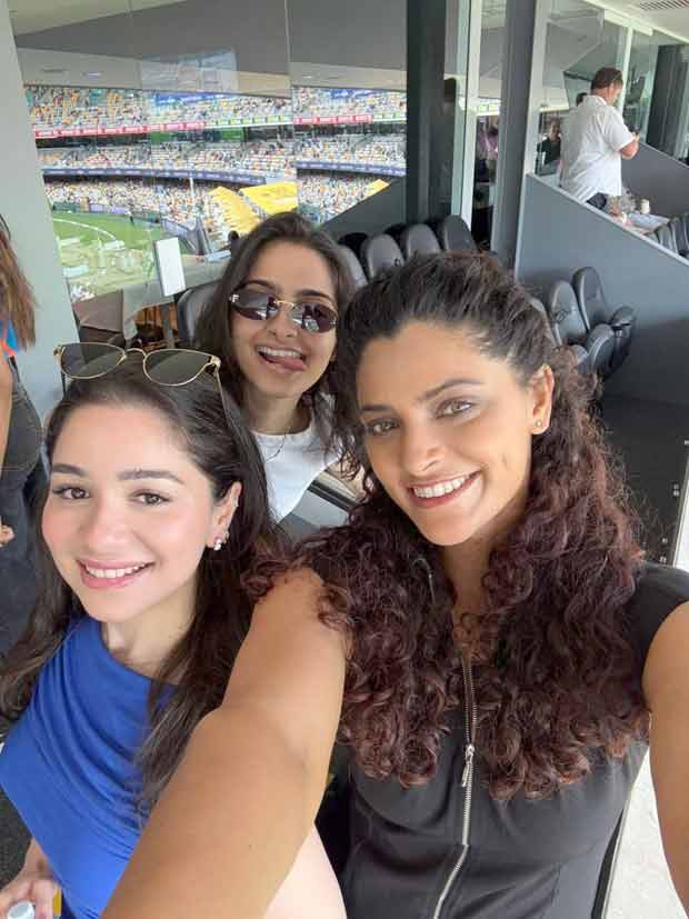Saiyami Kher's Australian getaway: Watches India vs. Australia third test match with Sara Tendulkar, Kabir Khan, and others; holds a Koala and feeds Kangaroos and much more!