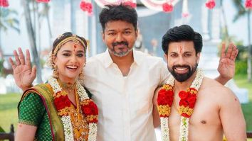 Thalapathy Vijay showers blessings on newlyweds Keerthy Suresh and Antony Thattil; actress drops unseen wedding photo