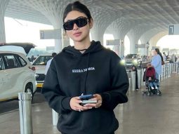 Mumbai winters be like! Mouni Roy snapped wearing black hoodie and joggers