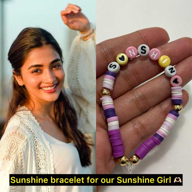 Pooja Hegde receives a bracelet with ‘Sunshine’ written on it from a little fan that made the actress’ day : Bollywood News