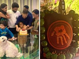 Allu Arjun celebrates his dad’s birthday with a ‘Pushpa Ka Baap’ cake; fans can’t get over it