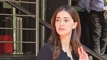 Ananya Panday in black just looking like her mom