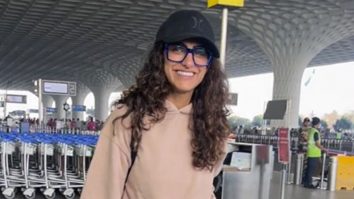 Kubbra Sait stylish airport look be like