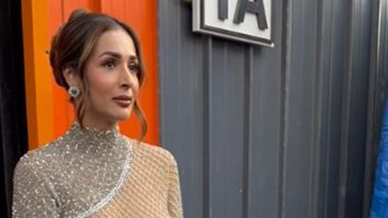 Malaika Arora elegantly posing with her fans