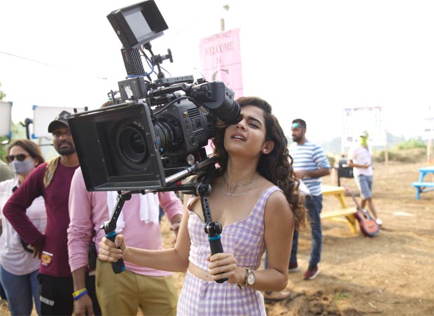 Mithila Palkar lifts a 35 kg camera for Sweet Dreams; actress says, "No bruises fortunately, but it was heavy"