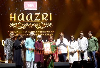 Photos: A. R. Rahman, Hema Malini and others attend Padma Vibhushan Ustad Ghulam Mustafa Khan Award