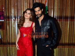 Photos: Aaman Devgan, Rasha Thadani, Abhishek Kapoor and Raveena Tandon snapped promoting Azaad on the sets of Bigg Boss 18