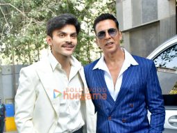 Photos: Akshay Kumar and Veer Pahariya snapped during Sky Force promotions