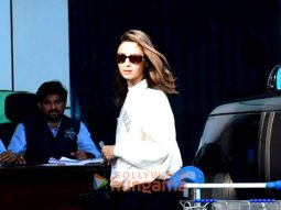 Photos: Alia Bhatt, Ranbir Kapoor and Raha Kapoor snapped at Kalina airport