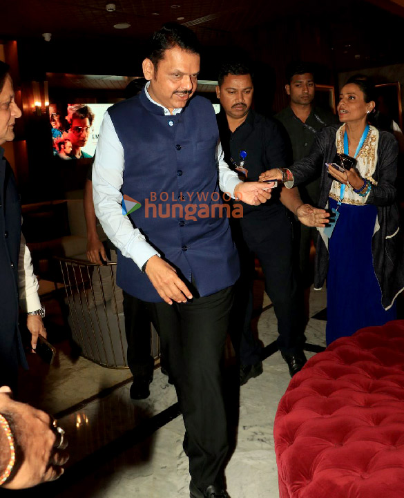 photos kangana ranaut and chief minister devendra fadnavis attend the special screening of emergency 4