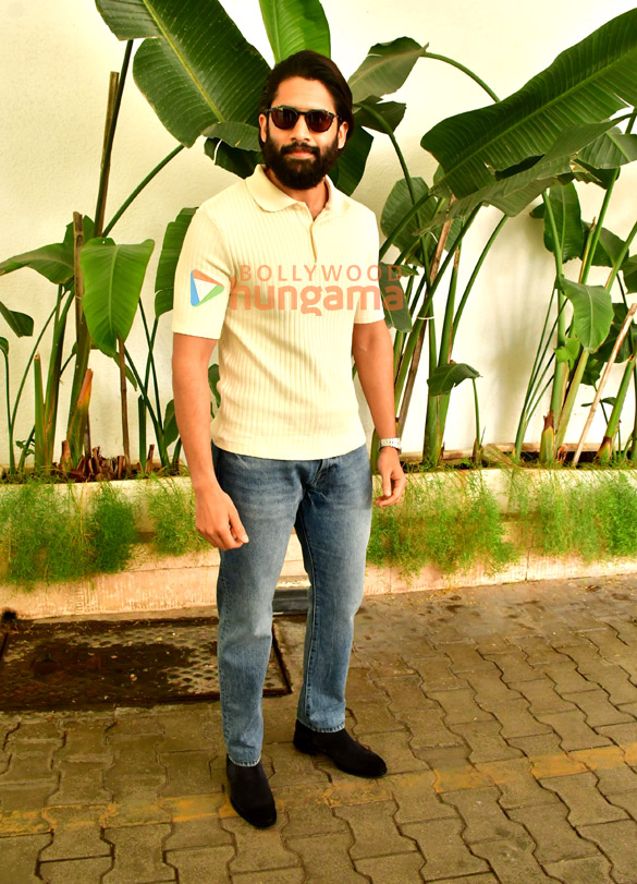 photos naga chaitanya snapped during thandel promotions 4