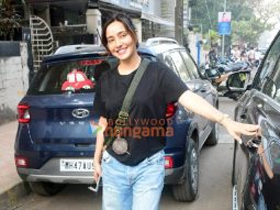 Photos: Neha Sharma snapped outside a salon in Bandra
