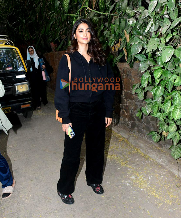 photos pooja hegde snapped at krome studio in bandra 1 2